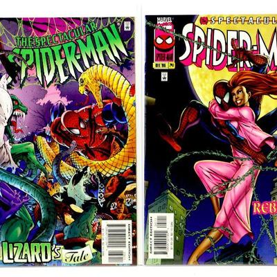 SPECTACULAR SPIDER-MAN #232 #238 #239 #241 Comic Book Set 1996 Marvel Comics NM