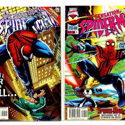 SENSATIONAL SPIDER-MAN #6 #7 #8 High Grade Comic Book Set 1996 Marvel Comics