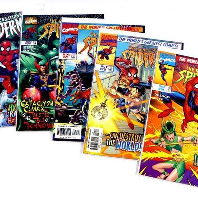 SENSATIONAL SPIDER-MAN #19 #20 #21 #23 #24 Comic Book Set 1997 Marvel Comics NM