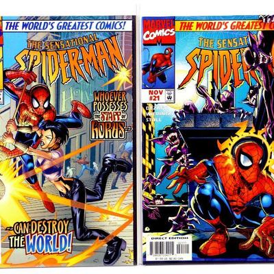 SENSATIONAL SPIDER-MAN #19 #20 #21 #23 #24 Comic Book Set 1997 Marvel Comics NM