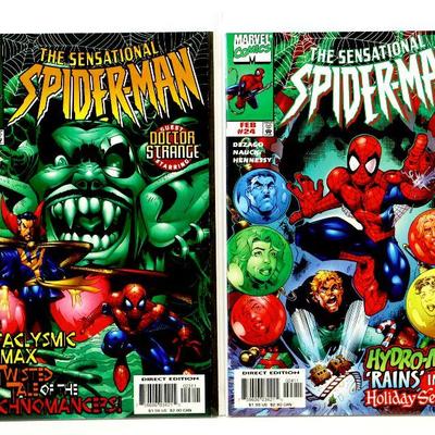 SENSATIONAL SPIDER-MAN #19 #20 #21 #23 #24 Comic Book Set 1997 Marvel Comics NM