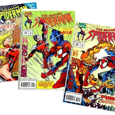 AMAZING SPIDER-MAN #395 #396 #397 High Grade Comic Book Set 1994 Marvel Comics NM