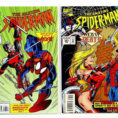 AMAZING SPIDER-MAN #395 #396 #397 High Grade Comic Book Set 1994 Marvel Comics NM
