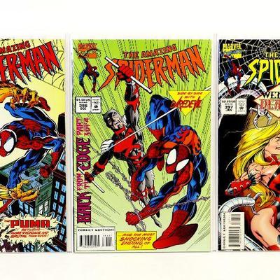 AMAZING SPIDER-MAN #395 #396 #397 High Grade Comic Book Set 1994 Marvel Comics NM