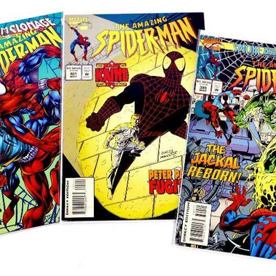 AMAZING SPIDER-MAN #399 #401 #404 High Grade Comic Book Set 1995 Marvel Comics NM