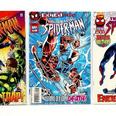 AMAZING SPIDER-MAN #405 #407 #412 High Grade Comic Book Set 1996 Marvel Comics NM