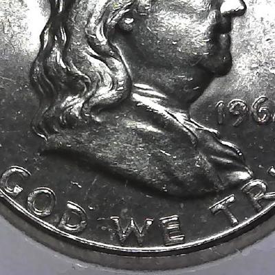 1962-P Franklin Silver Half Dollar