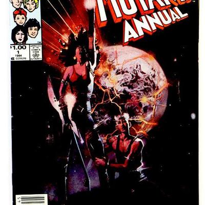 NEW MUTANTS Annual #1 #3 #4 High Grade Comic Book Set 1984-1988 Marvel Comics VF/NM
