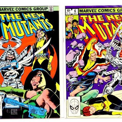 NEW MUTANTS #4 #5 #6 Bronze Age Comic Book Set 1983 Marvel Comics - High Grade