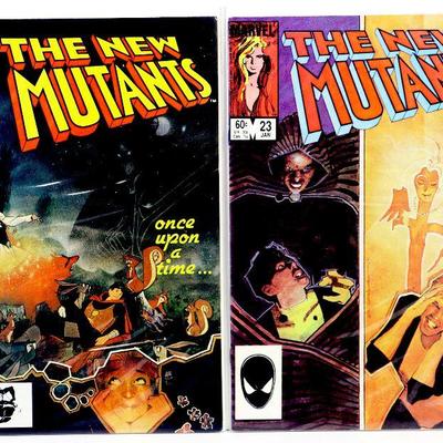 NEW MUTANTS #17 #22 #23 Copper Age Comic Book Set 1984/85 Marvel Comics - High Grade