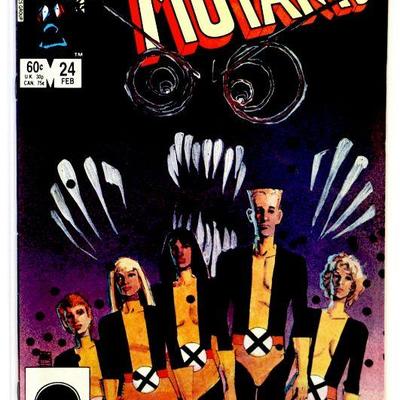 NEW MUTANTS #24 #30 #32 Copper Age Comic Book Set 1985 Marvel Comics - High Grade