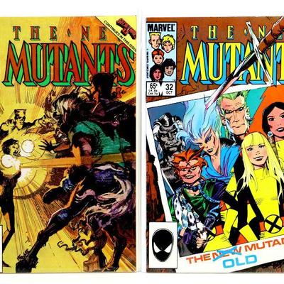 NEW MUTANTS #24 #30 #32 Copper Age Comic Book Set 1985 Marvel Comics - High Grade