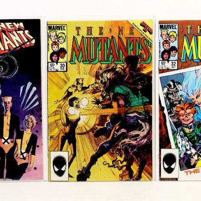 NEW MUTANTS #24 #30 #32 Copper Age Comic Book Set 1985 Marvel Comics - High Grade