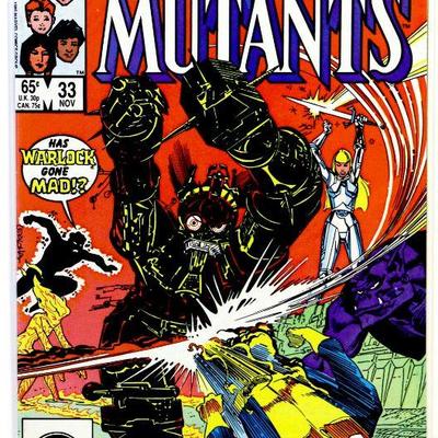NEW MUTANTS #33 #36 #37 Copper Age Comic Book Set 1985/86 Marvel Comics - High Grade