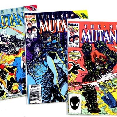 NEW MUTANTS #33 #36 #37 Copper Age Comic Book Set 1985/86 Marvel Comics - High Grade