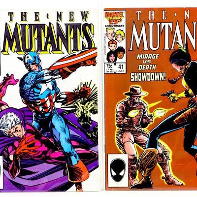 NEW MUTANTS #38 #40 #41 Copper Age Comic Book Set 1986 Marvel Comics - High Grade