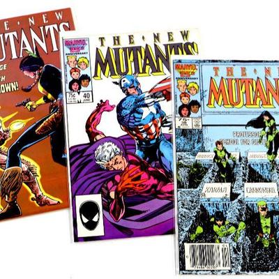 NEW MUTANTS #38 #40 #41 Copper Age Comic Book Set 1986 Marvel Comics - High Grade