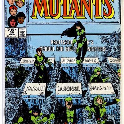 NEW MUTANTS #38 #40 #41 Copper Age Comic Book Set 1986 Marvel Comics - High Grade