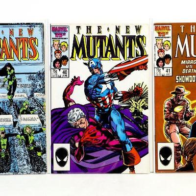 NEW MUTANTS #38 #40 #41 Copper Age Comic Book Set 1986 Marvel Comics - High Grade