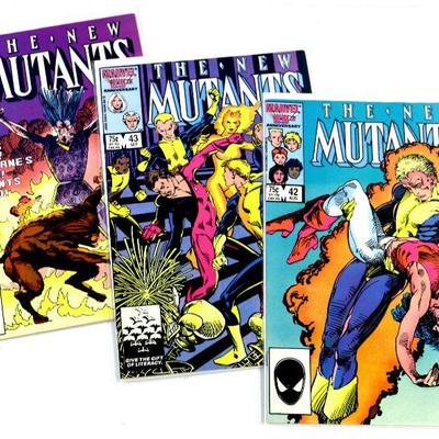 NEW MUTANTS #42 #43 #44 Copper Age Comic Book Set 1986 Marvel Comics - High Grade