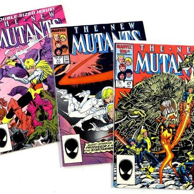NEW MUTANTS #47 #50 #51 Copper Age Comic Book Set 1987 Marvel Comics - High Grade