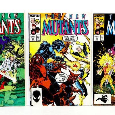 NEW MUTANTS #52 #53 #54 Copper Age Comic Book Set 1987 Marvel Comics - High Grade