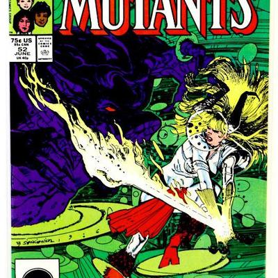 NEW MUTANTS #52 #53 #54 Copper Age Comic Book Set 1987 Marvel Comics - High Grade