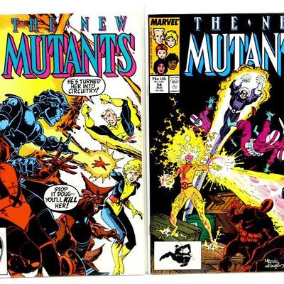 NEW MUTANTS #52 #53 #54 Copper Age Comic Book Set 1987 Marvel Comics - High Grade