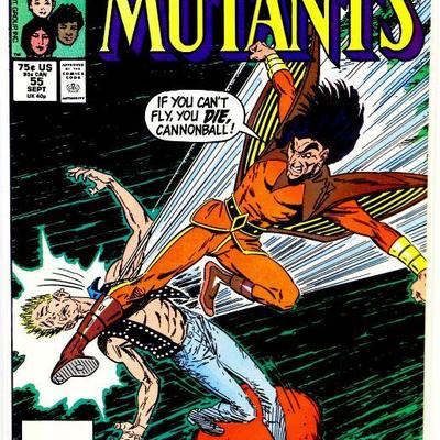 NEW MUTANTS #55 #56 #57 Copper Age Comic Book Set 1987 Marvel Comics - High Grade