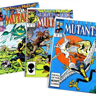 NEW MUTANTS #58 #59 #60 Copper Age Comic Book Set 1987/88 Marvel Comics - High Grade