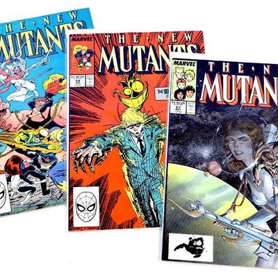 NEW MUTANTS #63 #64 #65 Copper Age Comic Book Set 1988 Marvel Comics - High Grade