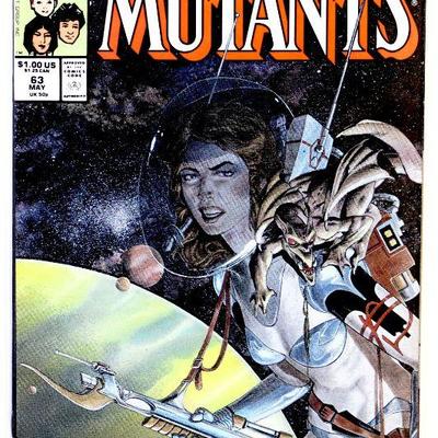 NEW MUTANTS #63 #64 #65 Copper Age Comic Book Set 1988 Marvel Comics - High Grade
