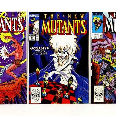 NEW MUTANTS #66 #68 #69 Copper Age Comic Book Set 1988 Marvel Comics - High Grade