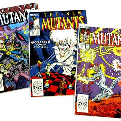 NEW MUTANTS #66 #68 #69 Copper Age Comic Book Set 1988 Marvel Comics - High Grade