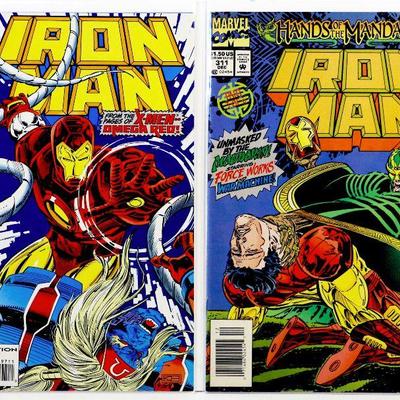 IRON MAN #284 #293 #295 #297 #311 High Grade Comic Books Set 1992-94 Marvel Comics NM
