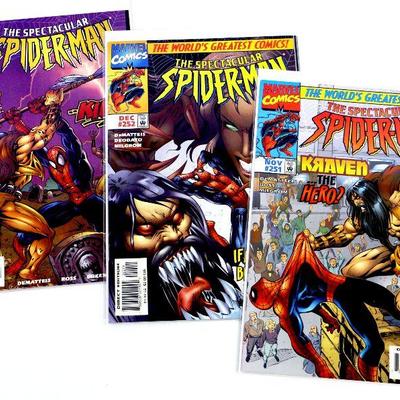 SPECTACULAR SPIDER-MAN #251 #252 #253 Story Arc *Son of The Hunter* 1998 Marvel Comics NM