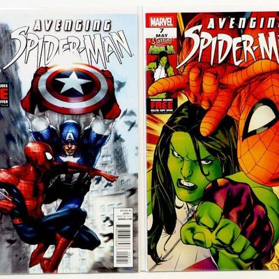 AVENGING SPIDER-MAN #3 #5 #7 #8 #11 High Grade Comic Books Set 2012 Marvel Comics NM