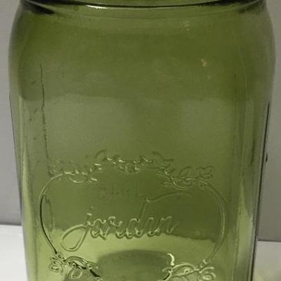 Decorative Green Quart Bottle ( Not Food Safe) - NEW