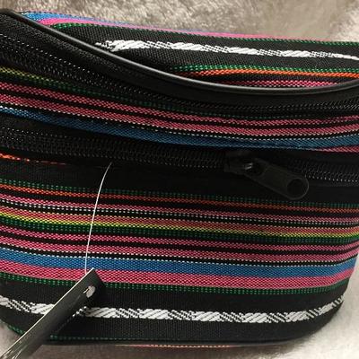 Fabric Striped Fanny Pack - NEW