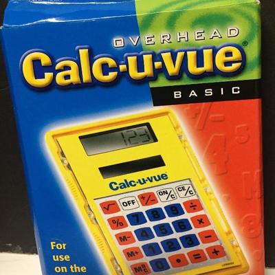 Overhead Calc-u-vue Basic (For use on the overhead projector) NEW