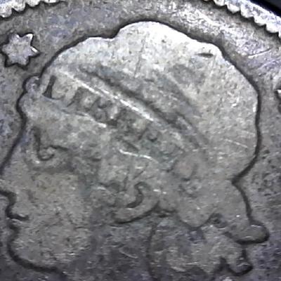 1835 Capped Bust 25c Silver Quarter Coin 