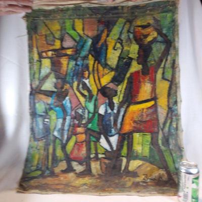 Original Oil African Painting