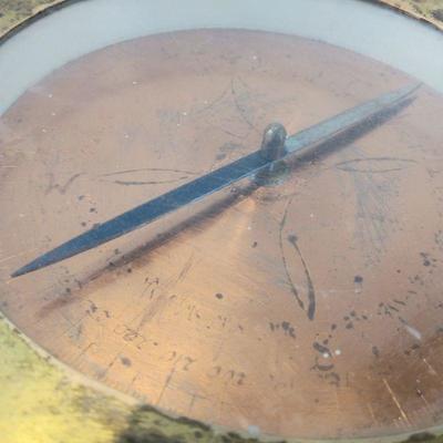 Large Brass & Copper Compass