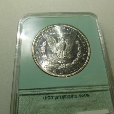 1881-S Morgan Silver Dollar Graded by NTC MS65