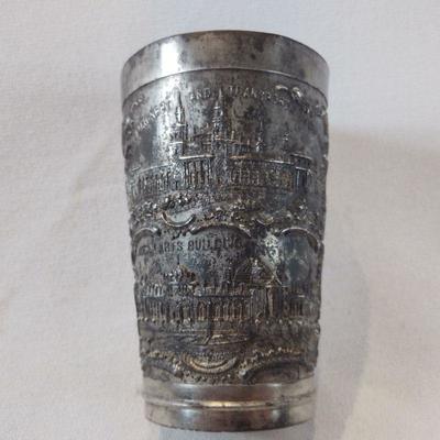 Old Silver Plate Cup from 1901 Expo