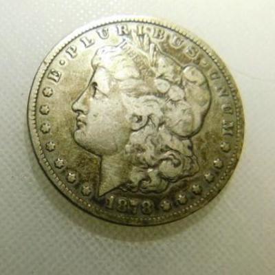 1878-S Morgan Silver Dollar