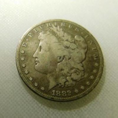 1882 Plain Morgan Silver Dollar