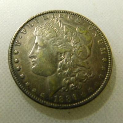 1886 Plain Morgan Silver Dollar