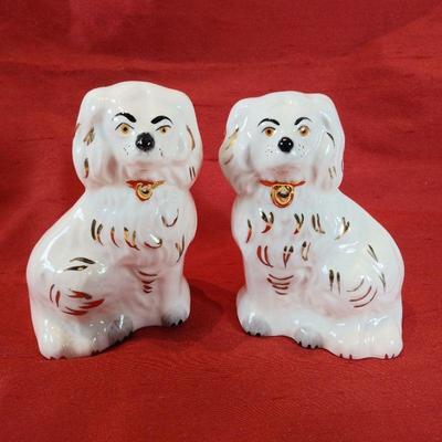 Miniature Minton Mantel Dogs
