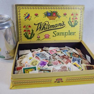 Sampler Box Full of World Stamps
